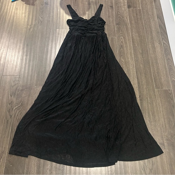 H&M Green Ruched Sweetheart Maxi Dress - Picture 3 of 9